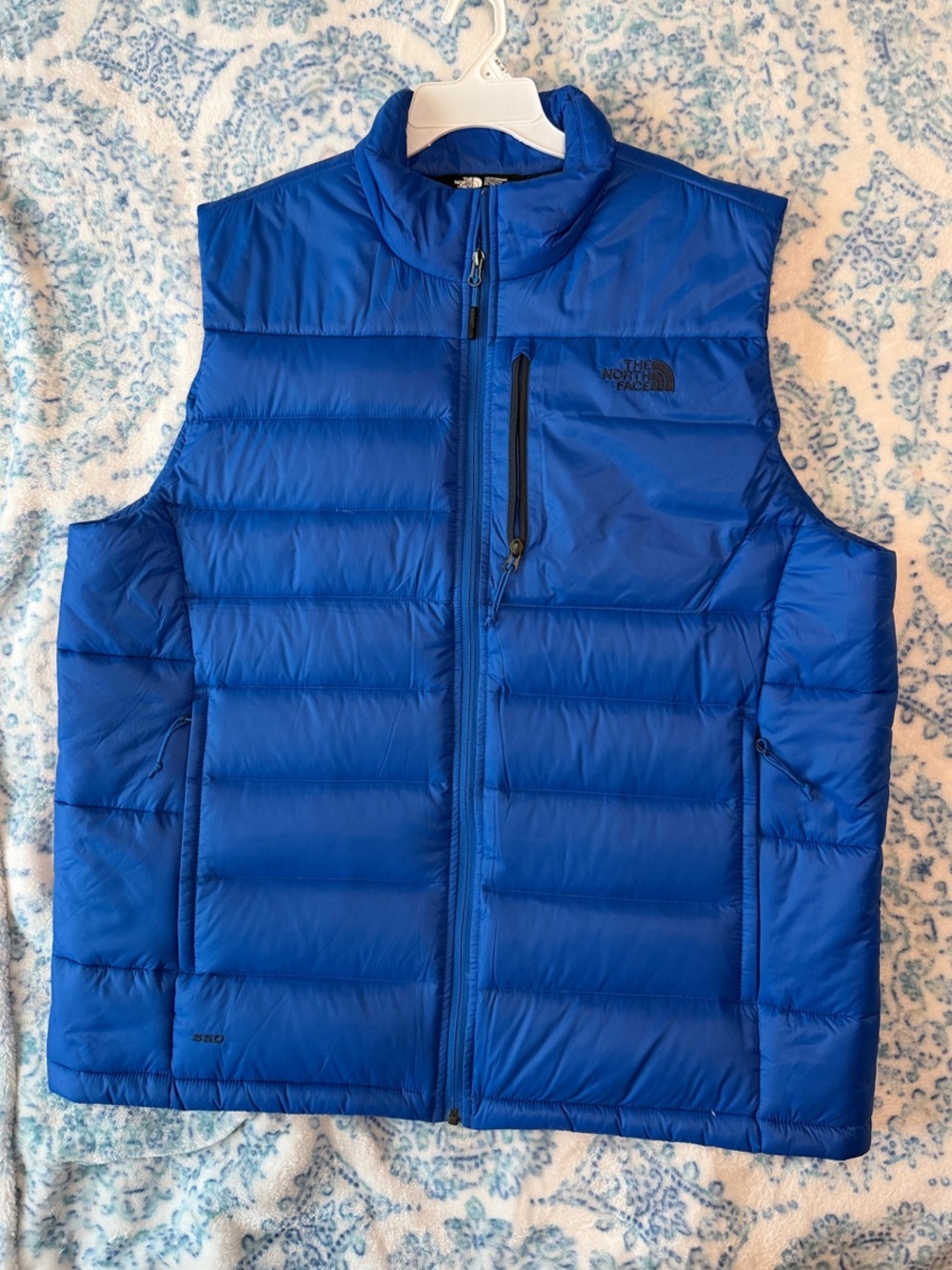 The North Face Men’s Royal Blue Quilted Down Vest